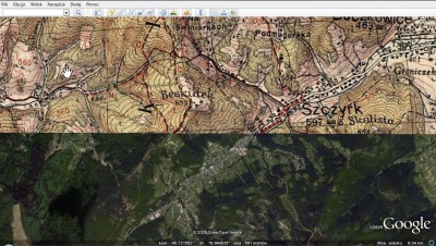 Map Datum - Borowa Góra Map- Projektion Transverse Mercator