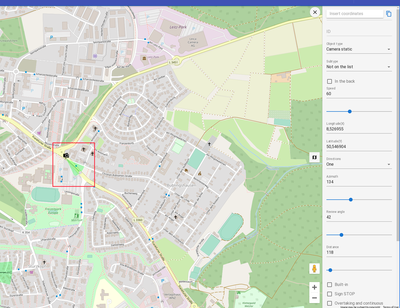 Jak dodać kamerke na openspeedcam.net. Praktycznie to tylko wybór punktu na mapie, a &quot;pole rażenia&quot; czyli kąt najazdu definiuje się sam podczas przeciągania na mapie linii na ulicę.
