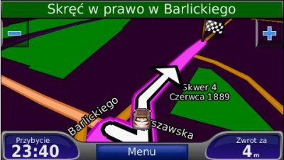 Takiego skrętu nie ma.